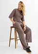 Pantaloni in jersey interlock, bonprix