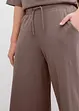 Pantaloni in jersey interlock, bonprix