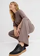 Pantaloni in jersey interlock, bonprix