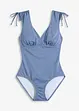 Costume intero glitterato con effetto modellante leggero, bonprix