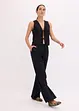Pantaloni larghi con effetto operato, bonprix