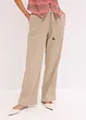 Pantaloni larghi con effetto operato, bonprix