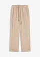 Pantaloni larghi con effetto operato, bonprix