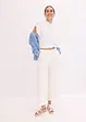 Pantaloni culotte con ricami traforati, bonprix