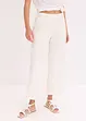 Pantaloni culotte con ricami traforati, bonprix