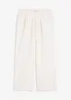 Pantaloni culotte con ricami traforati, bonprix