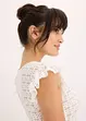 Maglia con ricami traforati, bonprix