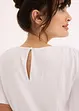 Maglia in  jersey crêpe con dettagli smock, bonprix