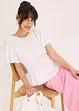 Maglia in  jersey crêpe con dettagli smock, bonprix