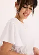 Maglia in  jersey crêpe con dettagli smock, bonprix