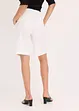 Shorts in twill con cintura da annodare, bonprix