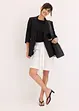 Shorts in twill con cintura da annodare, bonprix
