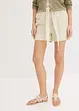 Shorts in twill con cintura da annodare, bonprix