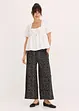 Blusa con maniche a palloncino e bottoni, bonprix