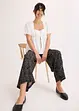 Blusa con maniche a palloncino e bottoni, bonprix