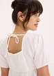 Blusa con maniche a palloncino e bottoni, bonprix