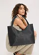 Borsa shopper in simil paglia, bonprix