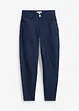 Jeans barrel in cotone biologico, vita media, bonprix