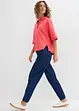 Jeans barrel in cotone biologico, vita media, bonprix