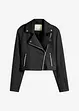 Giacca cropped in similpelle, bonprix