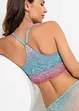 Reggiseno a bustier con pizzo delicato dai colori sfumati, bonprix