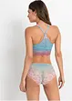 Reggiseno a bustier con pizzo delicato dai colori sfumati, bonprix