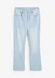 Jeans flared cropped, vita alta, bonprix