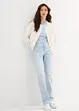 Jeans straight, vita media, bonprix