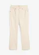 Jeans flared cropped, vita alta, bonprix