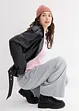 Trench corto in similpelle, bonprix