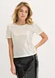 Maglia in materiale lucido, bonprix