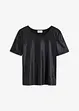 Maglia in materiale lucido, bonprix