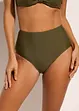 Slip a vita alta per bikini (pacco da 2), bonprix