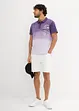 Polo a maniche corte in puro cotone con colori sfumati, bonprix