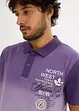 Polo a maniche corte in puro cotone con colori sfumati, bonprix