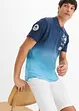 Polo a maniche corte in puro cotone con colori sfumati, bonprix