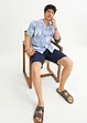 Camicia a maniche corte in viscosa, bonprix