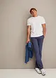 Pantaloni chino elasticizzati con cintura regular fit, straight, bonprix