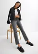 Jeans straight, vita media, bonprix