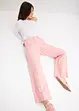 Pantaloni a palazzo in misto lino leggero, bonprix