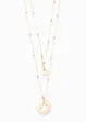 Collane (set 2 pezzi) con zirconie, bonprix