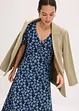 Abito midi in mesh stampato, bonprix