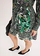 Abito a portafoglio in satin fantasia, bonprix