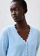 Cardigan in filato fine misto seta, bonprix