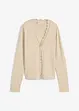 Cardigan in filato fine misto seta, bonprix