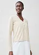 Cardigan in filato fine misto seta, bonprix