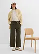 Pantaloni culotte in misto lino leggero, bonprix