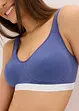 Reggiseno t-shirt senza ferretto con cotone biologico (pacco da 2), bonprix