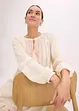 Blusa oversize con ricamo, bonprix