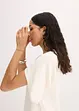Maglia oversize in misto viscosa fluente, bonprix